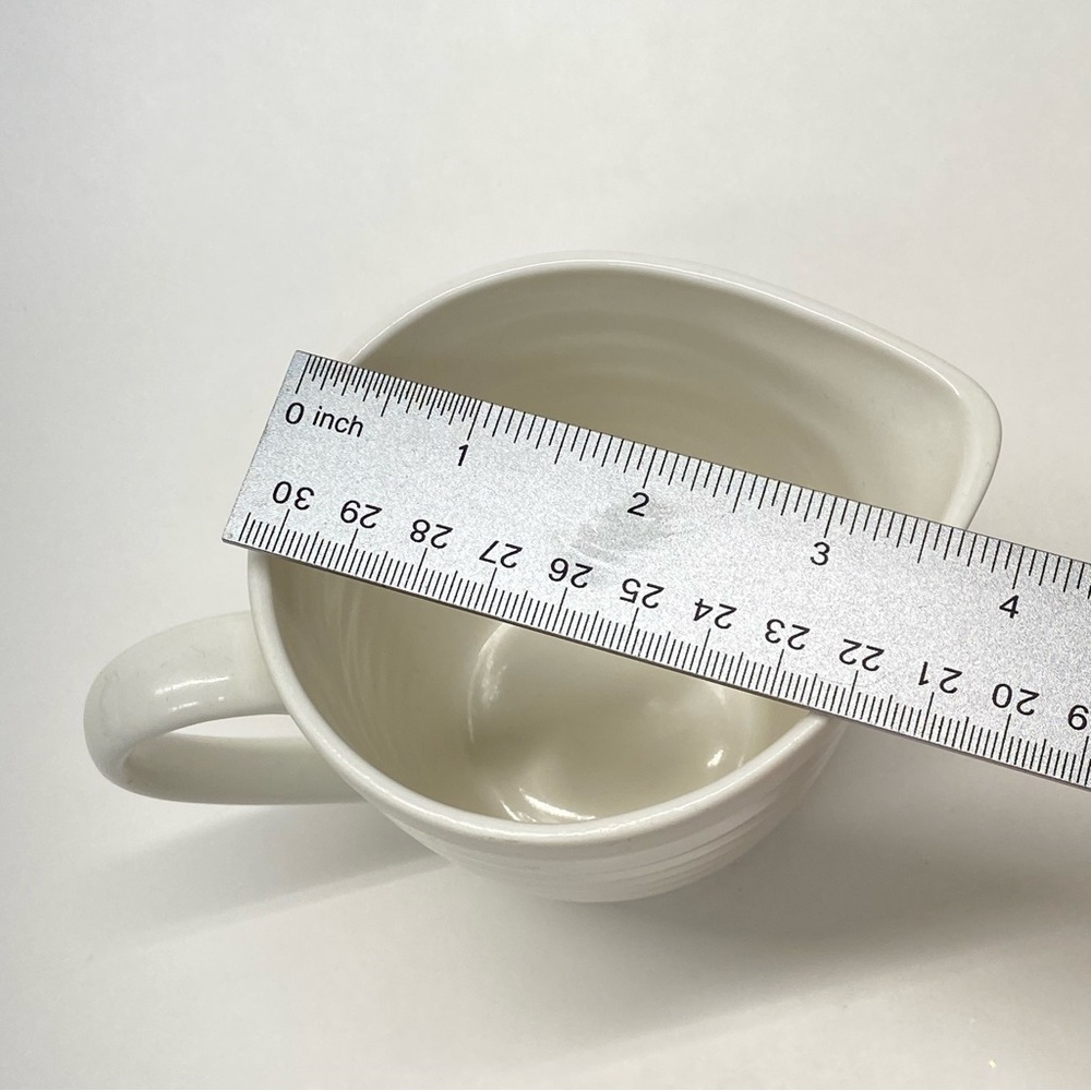 Sango Rio White Creamer Pitcher Ribbed Discontinued Rio5153 Cottagecore Country - Picture 11 of 12